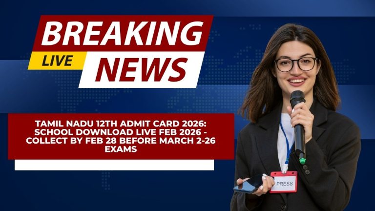 Tamil Nadu 12th Admit Card