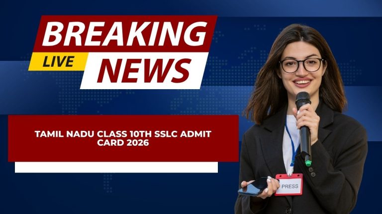Tamil Nadu Class 10th SSLC Admit Card 2026